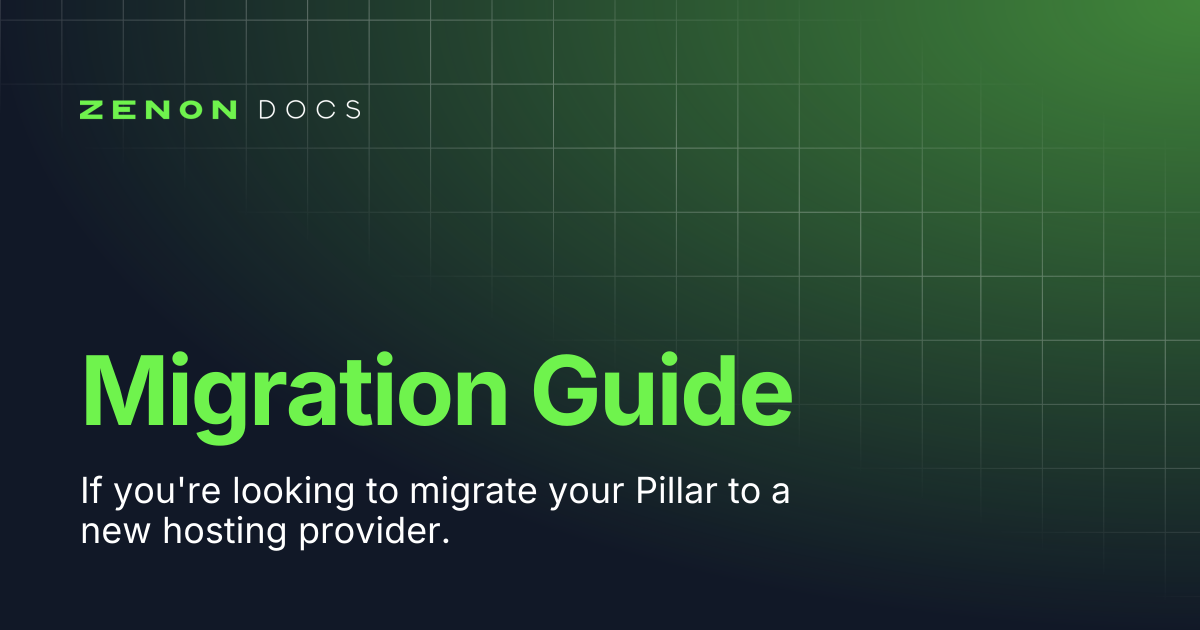 Migration Guide | HyperCore | Zenon Docs